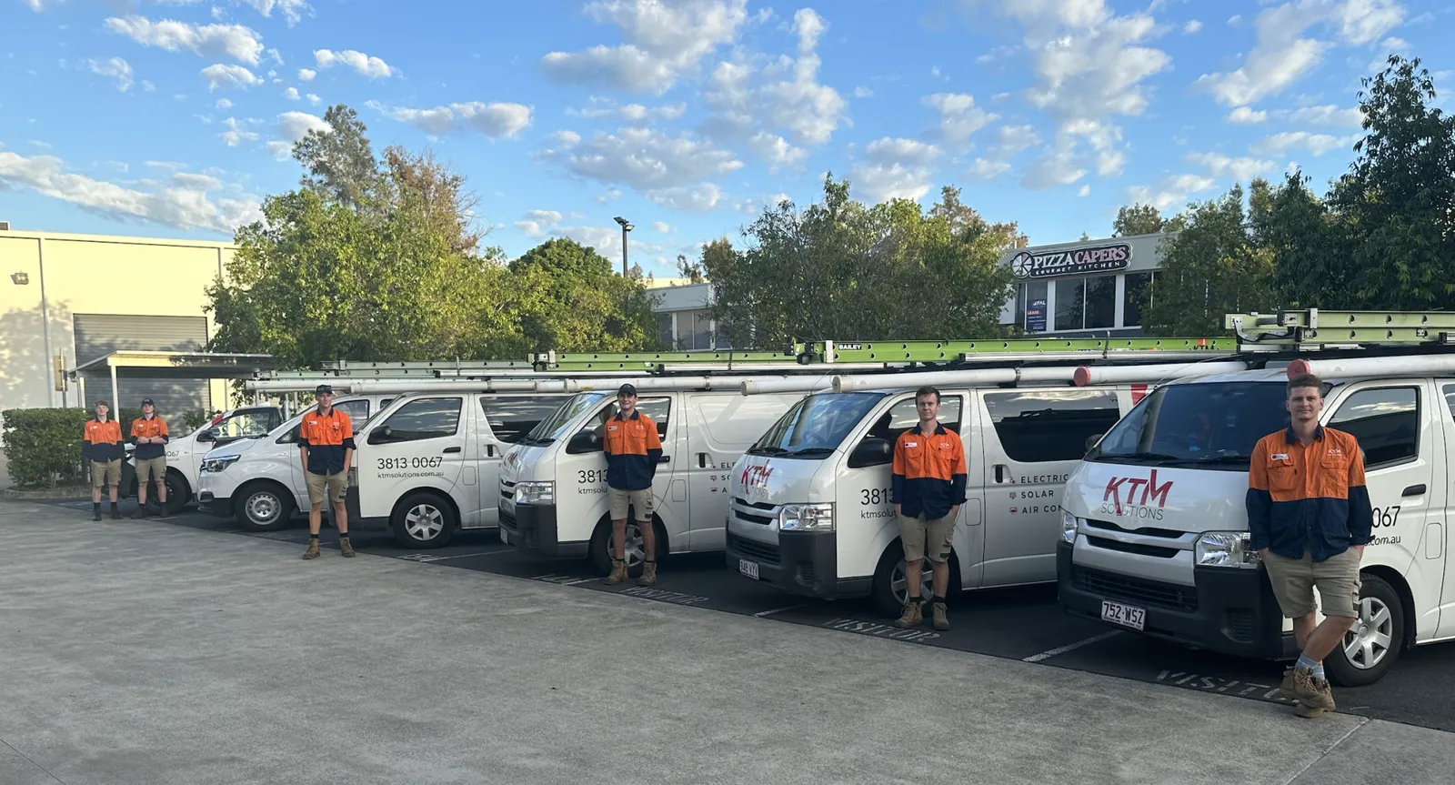 The KTM Solutions team of licensed electricians
